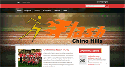 Desktop Screenshot of chinohillsflash.com